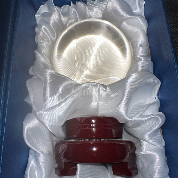 Crystal Ball with Wooden Stand - Picture 2 of 2